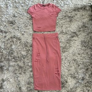 Fashion Nova Skirt Set